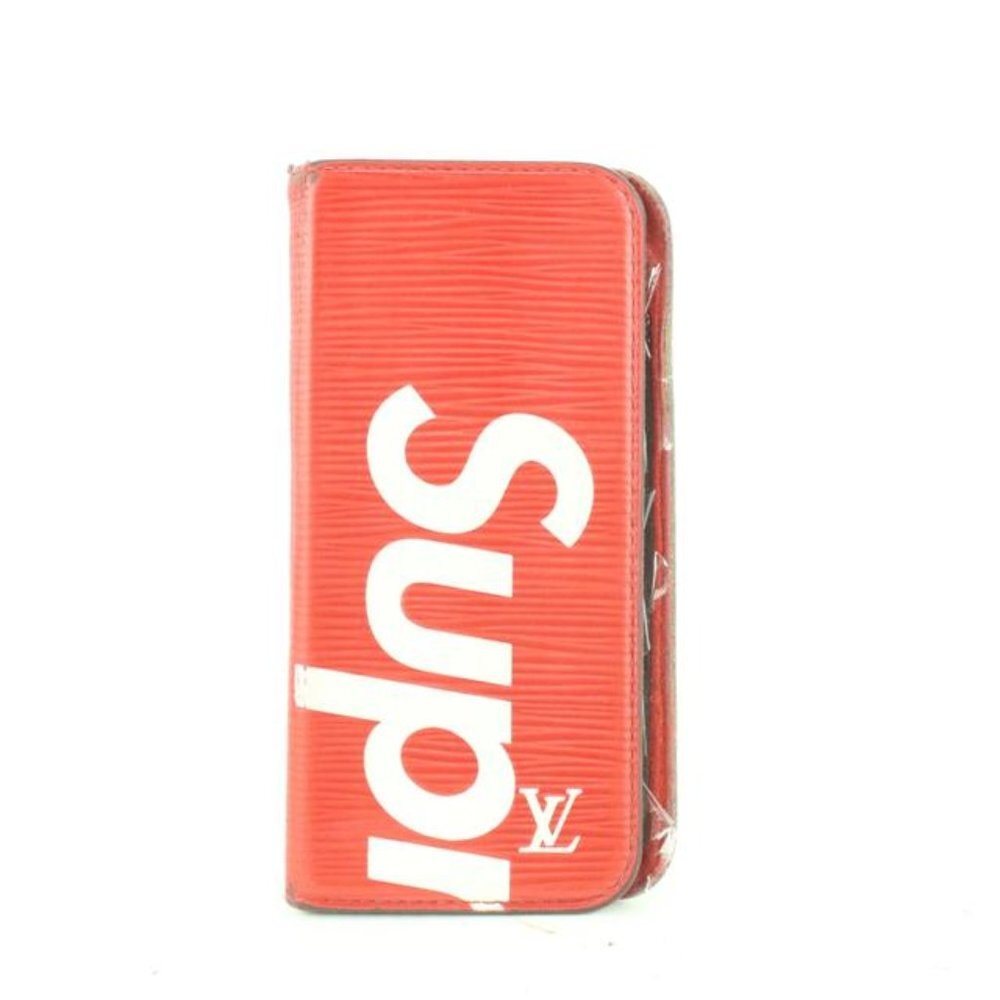 Louis Vuitton Supreme Red Epi Leather Iphone 7 - Gem